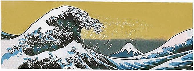 Amazon｜浅草きもの市 手ぬぐい [冨嶽三十六景 神奈川沖浪裏] (as5032